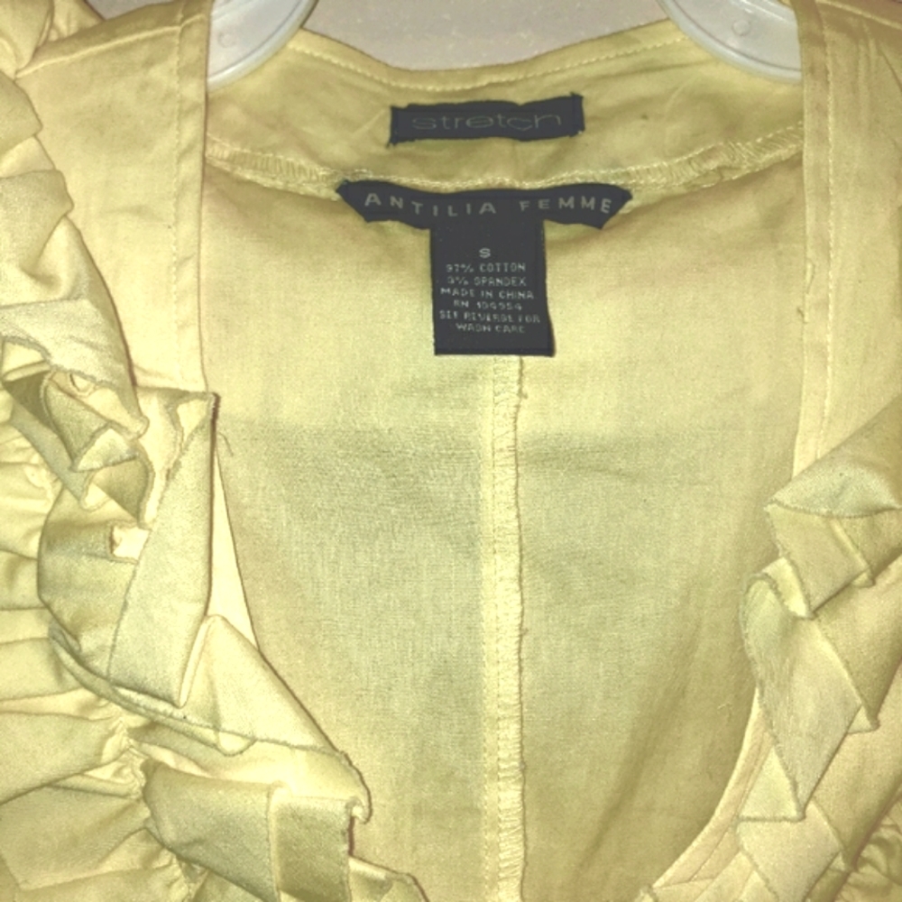 ANTILIA FEMME Bright ruffle shirt